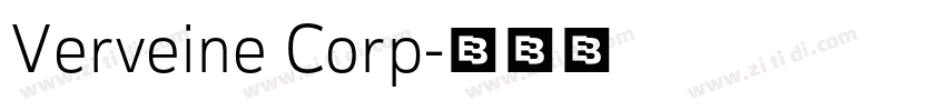 Verveine Corp字体转换